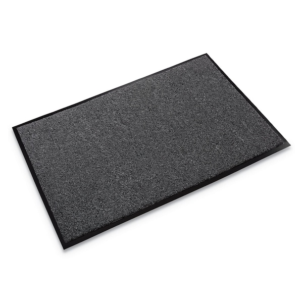 Crown Matting Technologies Floor Mat, 0.38" Thick, Charcoal, 36 in W x 48 in L GS 0034CH - main